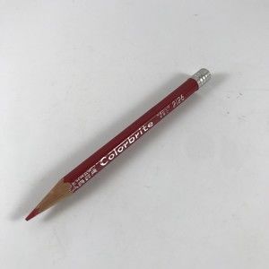 Vintage Eberhard Faber Colorbrite Colored Pencil Medium Red #2126
